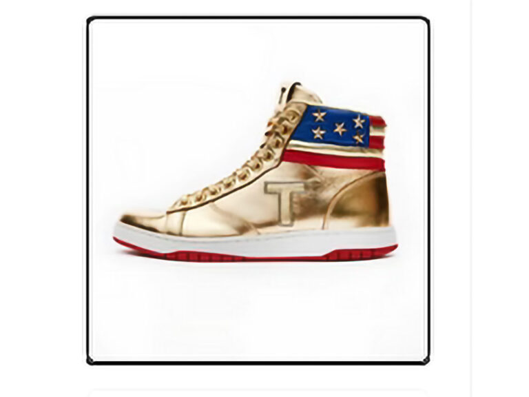 The Emperor Has No–Shoes? Trump’s New Sneakers Could Get Him In More Legal Trouble